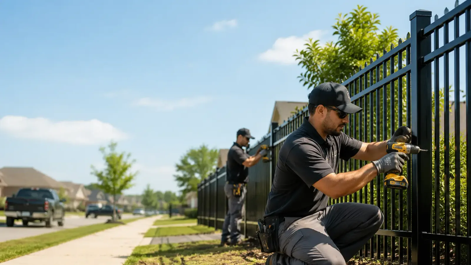 Metal Fence Installation in Lincoln, IL